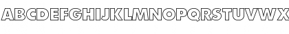 Download FunctionTwoOutlineExtrabold Regular Font Uppercase Preview