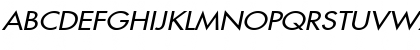 Download Fusi Wide Italic Font Uppercase Preview