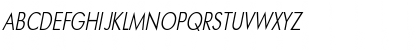 Download Futura Narrow Italic Font Uppercase Preview