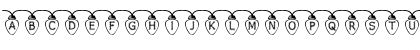 Download Fuzzy Xmas Lights Regular Font Uppercase Preview