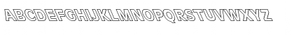 Download FZ BASIC 1 HOLLOW LEFTY Normal Font Uppercase Preview