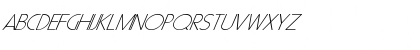 Download FZ BASIC 20 ITALIC Normal Font Uppercase Preview