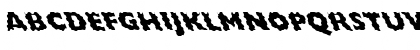 Download FZ BASIC 57 WAVEY LEFTY Normal Font Uppercase Preview