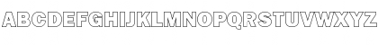 Download FZ BASIC 6 HOLLOW Normal Font Uppercase Preview