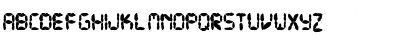 Download FZ DIGITAL 10 MANGLED Normal Font Uppercase Preview