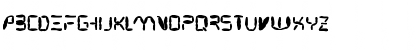 Download FZ DIGITAL 7 MANGLED Normal Font Uppercase Preview