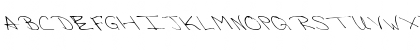 Download FZ HAND 24 LEFTY Normal Font Uppercase Preview