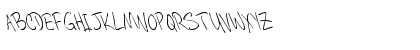Download FZ HAND 6 LEFTY Normal Font Uppercase Preview