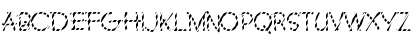 Download FZ JAZZY 34 STRIPED Normal Font Uppercase Preview