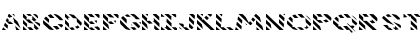Download FZ JAZZY 7 STRIPED EX Normal Font Uppercase Preview
