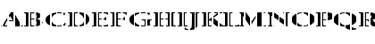 Download FZ ROMAN 24 STRIPED EX Normal Font Uppercase Preview