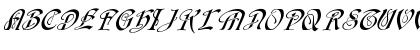 Download FZ SCRIPT 14 ITALIC Normal Font Uppercase Preview