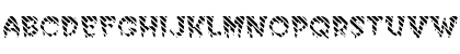 Download FZ UNIQUE 10 STRIPED Normal Font Uppercase Preview