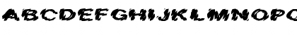 Download FZ UNIQUE 20 MANGLED EX Normal Font Uppercase Preview