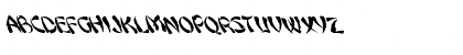 Download FZ UNIQUE 22 MANGLED LEFTY Normal Font Uppercase Preview