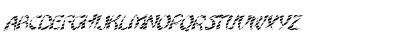 Download FZ UNIQUE 22 STRIPED ITALIC Normal Font Uppercase Preview
