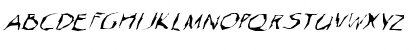 Download FZ WACKY 12 ITALIC Normal Font Uppercase Preview