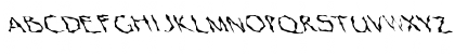 Download FZ WACKY 13 LEFTY Normal Font Uppercase Preview