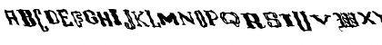 Download FZ WACKY 16 LEFTY Normal Font Uppercase Preview