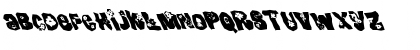 Download FZ WACKY 25 LEFTY Normal Font Uppercase Preview