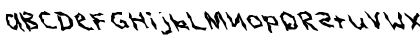 Download FZ WACKY 3 LEFTY Normal Font Uppercase Preview