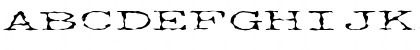 Download FZ WACKY 34 EX Normal Font Uppercase Preview