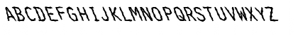 Download FZ WACKY 36 LEFTY Normal Font Uppercase Preview