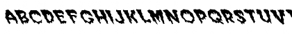 Download FZ WACKY 39 LEFTY Normal Font Uppercase Preview