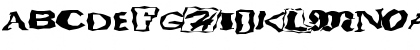 Download FZ WACKY 50 EX Normal Font Uppercase Preview