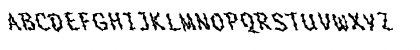 Download FZ WACKY 53 LEFTY Normal Font Uppercase Preview