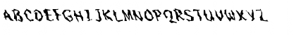 Download FZ WACKY 54 LEFTY Normal Font Uppercase Preview