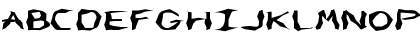 Download FZ WACKY 61 EX Normal Font Uppercase Preview