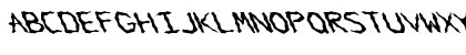 Download FZ WACKY 62 LEFTY Normal Font Uppercase Preview