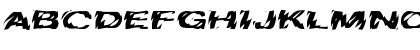 Download FZ WARPED 10 EX Normal Font Uppercase Preview