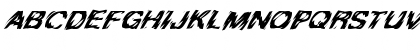 Download FZ WARPED 10 ITALIC Normal Font Uppercase Preview