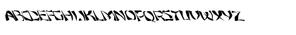 Download FZ WARPED 12 LEFTY Normal Font Uppercase Preview