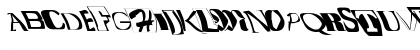 Download FZ WARPED 15 LEFTY Normal Font Uppercase Preview