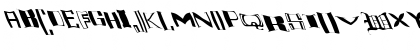 Download FZ WARPED 16 LEFTY Normal Font Uppercase Preview
