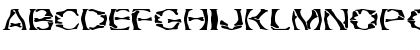Download FZ WARPED 21 EX Normal Font Uppercase Preview