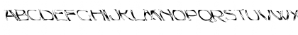 Download FZ WARPED 23 LEFTY Normal Font Uppercase Preview
