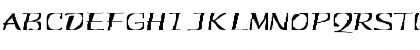 Download FZ WARPED 30 EX Normal Font Uppercase Preview