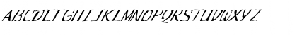 Download FZ WARPED 30 ITALIC Normal Font Uppercase Preview