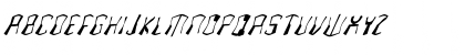 Download FZ WARPED 4 ITALIC Normal Font Uppercase Preview