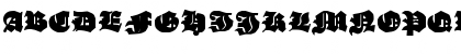 Download Ganz Grobe Gotisch Medium Font Uppercase Preview
