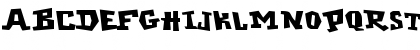 Download GarageShockExtended Regular Font Uppercase Preview