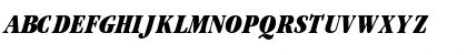 Download GaramondBlackCondSSK BoldItalic Font Uppercase Preview