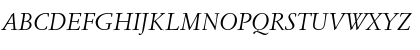 Download GaramondNo9TReg Italic Font