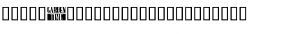 Download Garden Time Regular Font Uppercase Preview