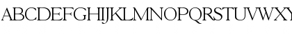 Download GascogneSerial-Xlight Regular Font Uppercase Preview