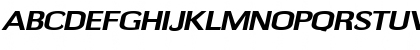 Download Gauss-Extended Bold Italic Font Uppercase Preview